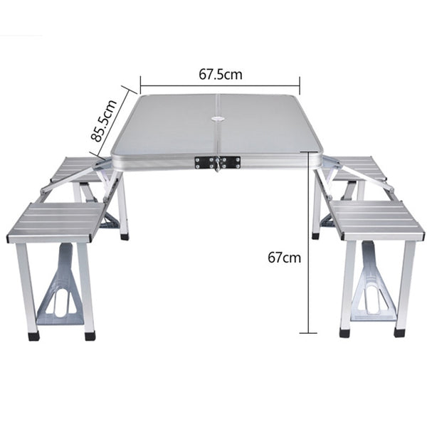 Outdoor Folding Table Chair   Camping Aluminium Alloy Picnic Table Waterproof Ultra-light Durable Folding Table Desk For