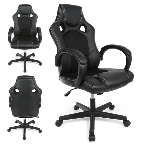 New Computer Desk Chair Gamer Chair Fashion Executive Chair Office Meeting Chair Lifting Swivel Synthetic Leather Chair HWC