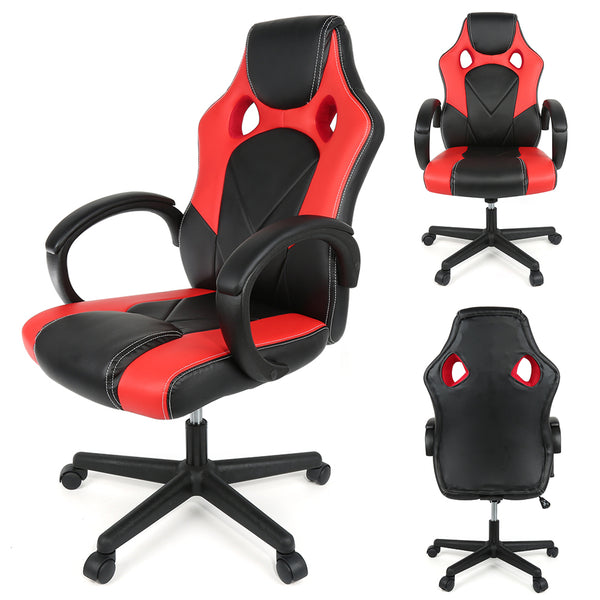 New Computer Desk Chair Gamer Chair Fashion Executive Chair Office Meeting Chair Lifting Swivel Synthetic Leather Chair HWC