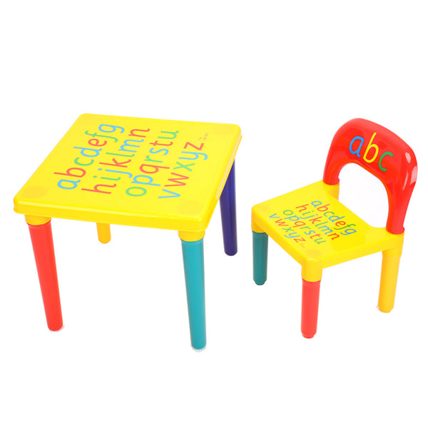 Plastic Table and Chair Set For Kid/Children Furniture Sets Dinner kids Chair And Study Table Sets Cartoon