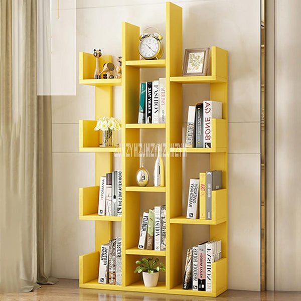 A-01 Simple Modern Bookcase Living Room Furniture Creative Land Wooden Storage Display Cabinet Bedroom Children Wooden Bookshelf