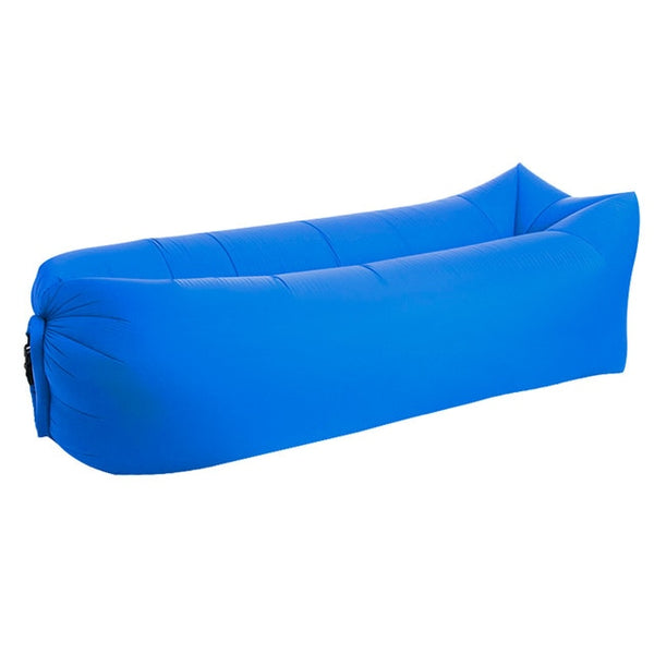 Fast Folding Garden Sofas Waterproof Inflatable bag lazy sofa camping Sleeping bags air bed Adult Beach Lounge Chair