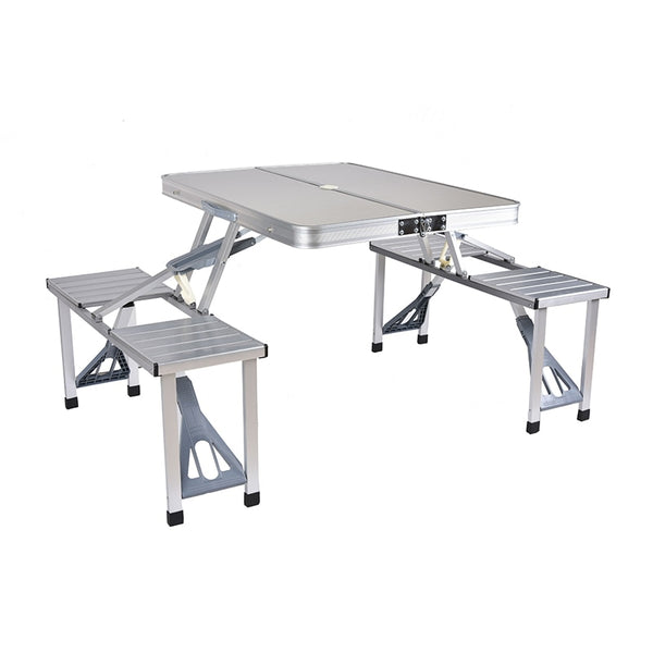 Outdoor Folding Table Chair   Camping Aluminium Alloy Picnic Table Waterproof Ultra-light Durable Folding Table Desk For